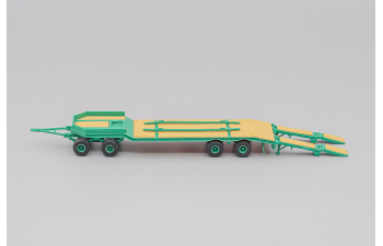 MERCEDES-BENZ Unimog Euro I mit Tieflader 4a, green