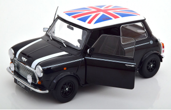 MINI Cooper LHD, black white Union Jack