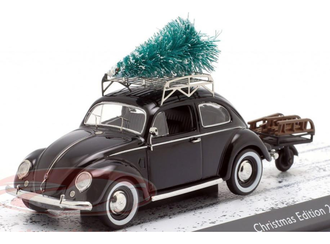 VOLKSWAGEN Käfer "Christmas 2025" с прицепом и елкой (2025)