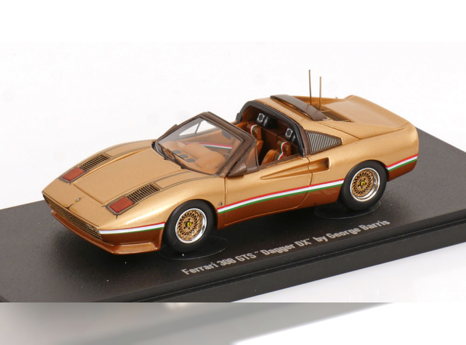 FERRARI 308 GTS Dagger DX, George Barris, goldmetallic