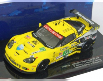 CORVETTE C6 ZR1 73 O.Bereta/T.Milner/A.Garcia Winner GTE Pro Le Mans 2011, yellow