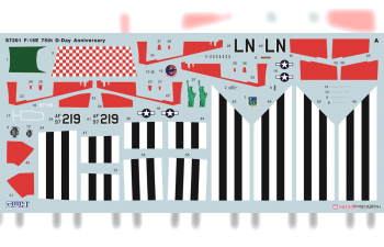 Сборная модель Самолет F-15E 75th D-Day Anniversary