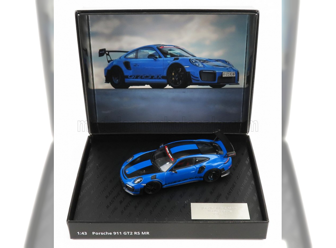 PORSCHE 911 991-2 Gt2 Rs Mr Team Manthey Racing 2018, Blue Black