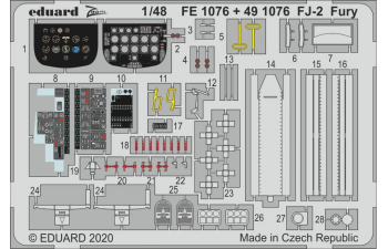 Полный набор фототравления FJ-2 Fury