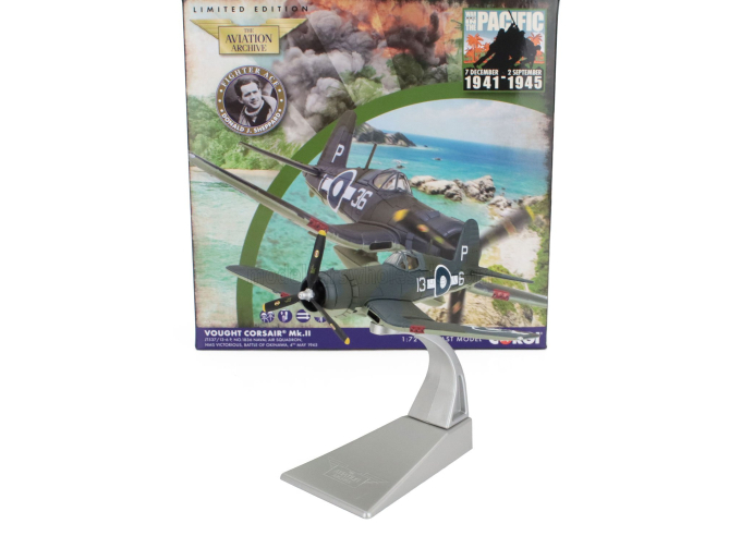 CHANGE VOUGHT Corsair Mkii Jt537 Naval Air Squadron Sub Lt Donald J Sheppard Military Airplane 1836, Military Grey