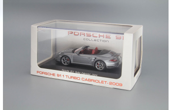 PORSCHE 911 Turbo Cabriolet (2009), grey metallic