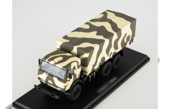 Камский грузовик 53501 Мустанг, камуфляж лесной