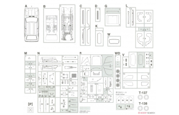 Сборная модель TOYOTA Kp61 Starlet Team Asano Racing Service N 18 Grand Cup Race Champion 1982