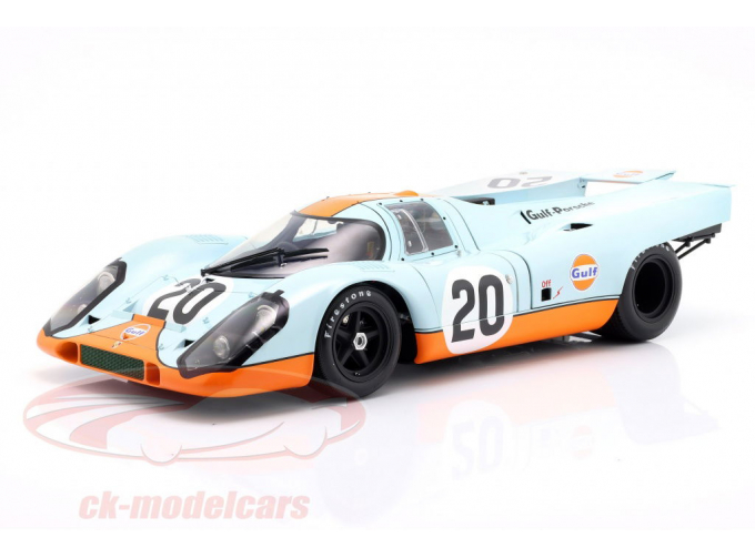 Porsche 917K Gulf #20 24h LeMans 1970 Siffert, Redman