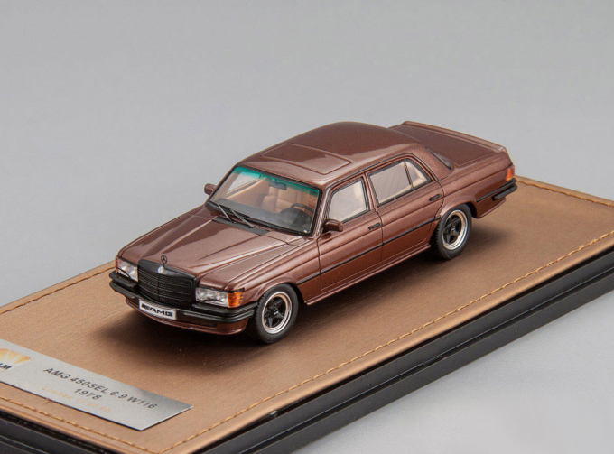 Mercedes AMG W116 6.9 1988 brown