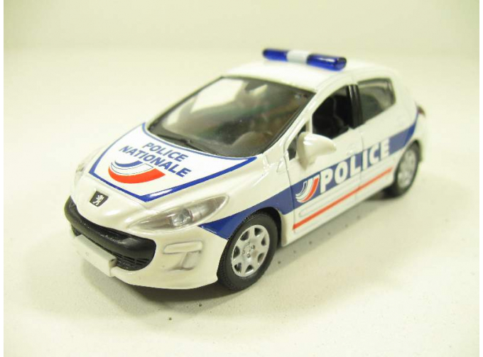 PEUGEOT 308 Police, Jet-Car 1:43, белый