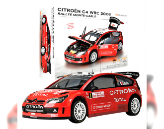 Сборная модель CITROEN C4 WRC No 1 Rally Monte Carlo World Champion, Loeb/Elena (2008)