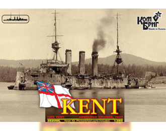 Сборная модель 3520ПК HMS Kent Cruiser, 1903