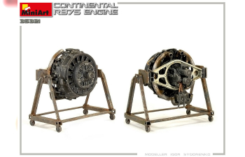 Сборная модель Двигатель CONTINENTAL R975 ENGINE