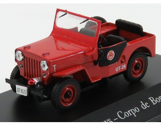 JEEP Willys Open Corpo De Bombeiros (1969) Fire Engine - Vigili Del Fuoco, Red