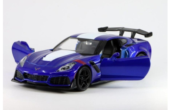 CHEVROLET Corvette ZR1 *Grand Sport* (2019), blue / white
