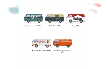 Сборная модель VOLKSWAGEN коммерческий фургон T2 1972 года