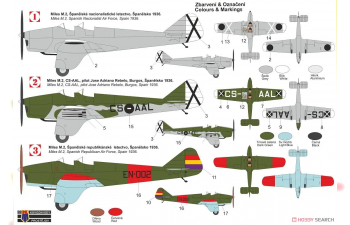 Сборная модель Miles M.2H Hawk Major „Over Spain“