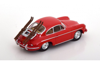 PORSCHE 356 Carrera 2 Ski, red