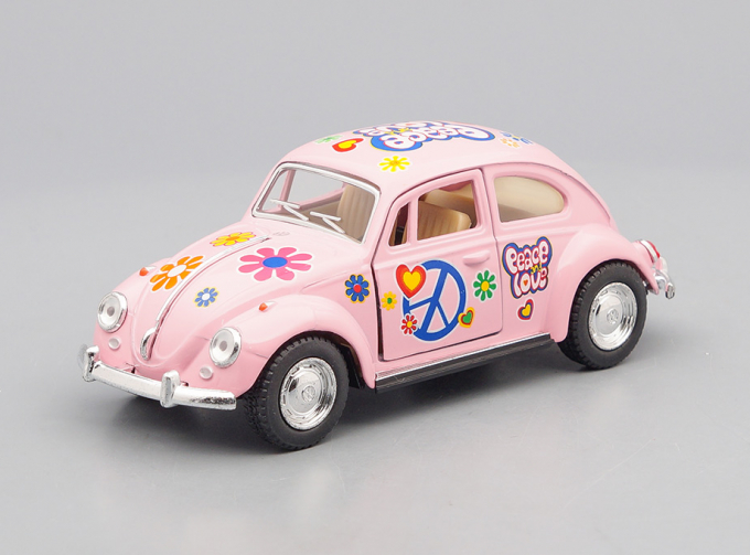 VOLKSWAGEN Classical Beetle Peace and Love (1967), pink