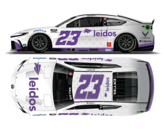 Toyota Camry XSE #23 Bubba Wallace *Leidos*, white/purple 2025