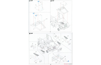 Сборная модель Russian 63095 Typhoon-U 6x6 Mine resistant ambush protected vehicle w/Sagged wheel set x6 PCS