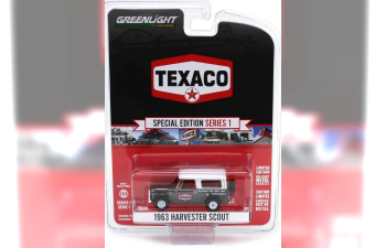 HARVESTER Scout "Texaco 24H Service" (1963), Black/White