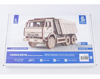 Сборная модель Камский грузовик 65115 самосвал