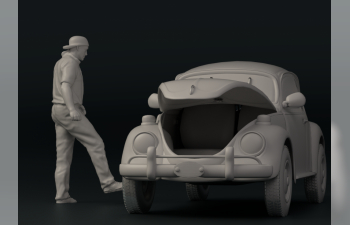 Сборная модель Фигурка "Механик / Водитель тип 3"