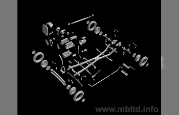 Сборная модель Sd.Kfz 1 Type 170VK, Немецкая военная машина