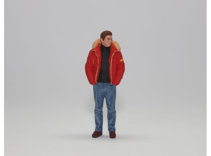 Фигурка Мужчина в красной куртке