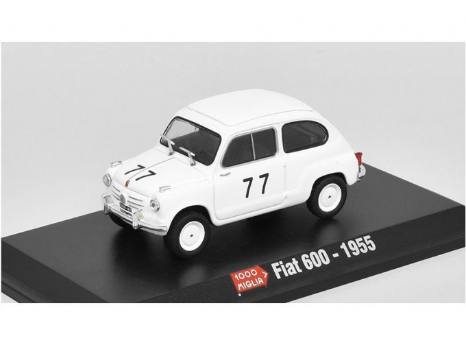 FIAT 600 #77 (1955), white