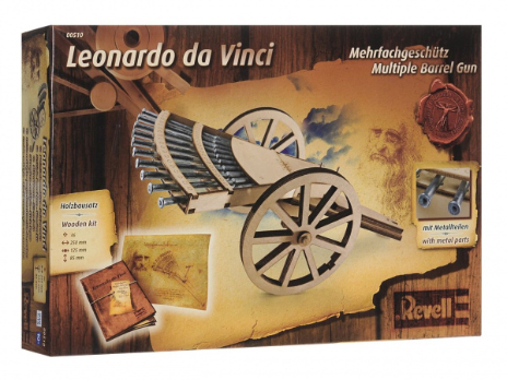 Сборная модель Многоствольное орудие (Серия "Леонардо Да Винчи")