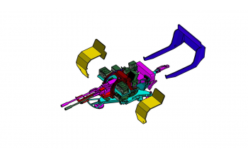 Сборная модель ЗУ-23-2М вариант для установки в кузов