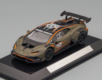 LAMBORGHINI Huracan No 63  Super Trofeo Evo2 (2022), matt-green orange