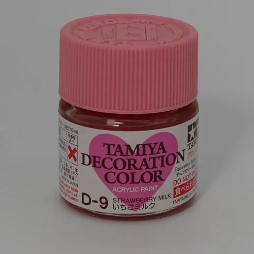 Краска акриловая DECORATION D-9 Strawberry Milk (клубничное молоко), 10 мл