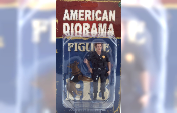 FIGUR Police Officer with Dog