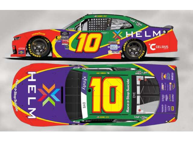 Chevrolet #10 Daniel Dye *Helm Throwback*, various 2025