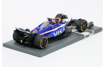 RACING BULLS F1 Vcarb-01 Team Visa Cash App №40 Fp1 Japan Gp (2024) Ayumu Iwasa, Blue White