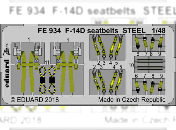 Фототраление F-14D стальные ремни