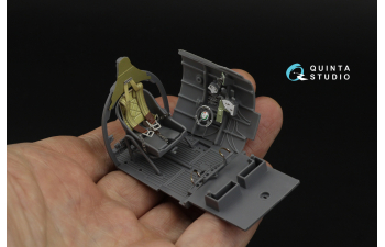 3D Декаль интерьера кабины пилота Macchi MC.200 Saetta (Italeri)