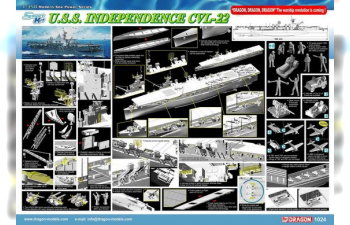 Сборная модель Авианосец USS Independence CVL-22