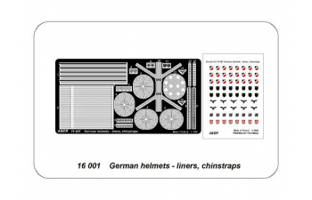 Фототравление для German helmets – liners, chinstraps