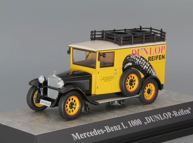 MERCEDES-BENZ L 1000 "Dunlop-Reifen", yellow / black