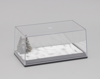 Бокс-диорама Зима (черный подиум)