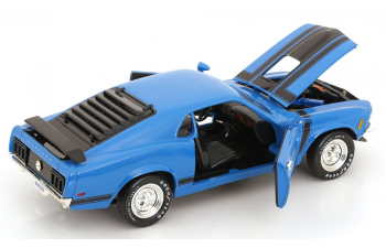 FORD Mustang Mach I Shaker Hood (1970), blue black