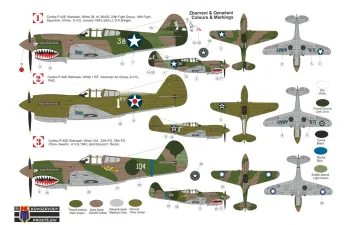 Сборная модель Curtiss P-40E Warhawk "AVG"