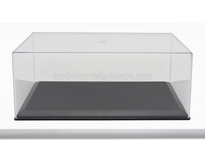 VETRINA DISPLAY BOX Base In Plastica Nera - Plastic Base Black - Lungh.length Cm 33.5 X Largh.width Cm 17.3 X Alt.height Cm 13.0 (altezza Interna Interior Height Cm 11.0), Plastic Display