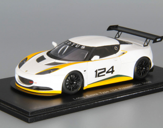 LOTUS Evora Type #124 Presentation (2009), white / yellow