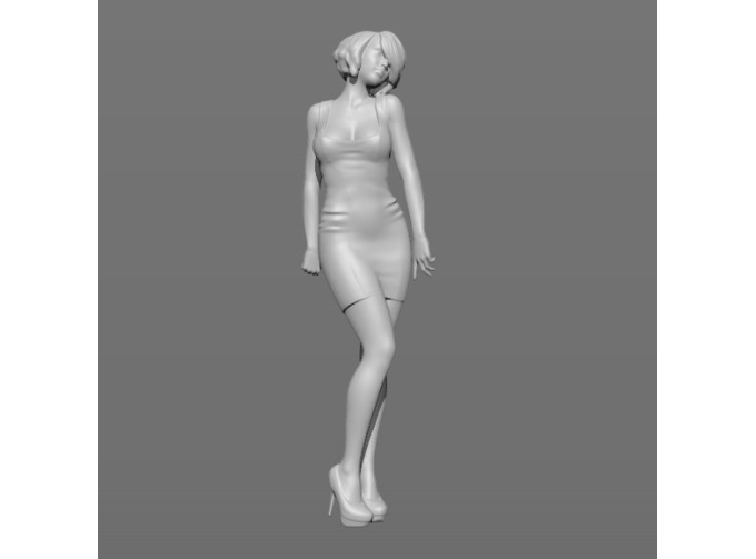 Фигура Застенчивая, окрашенная